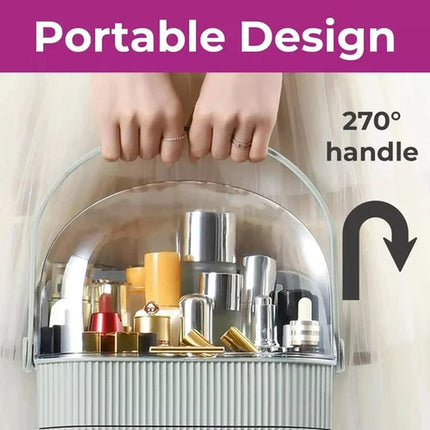 Cosmetic Storage Organiser Makeup Three Layer Skincare Display Case Box