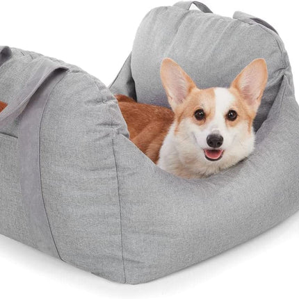 Dog Car Seat, Puppy Booster Seat, Travel Carrier Bed for Small and Medium Pets