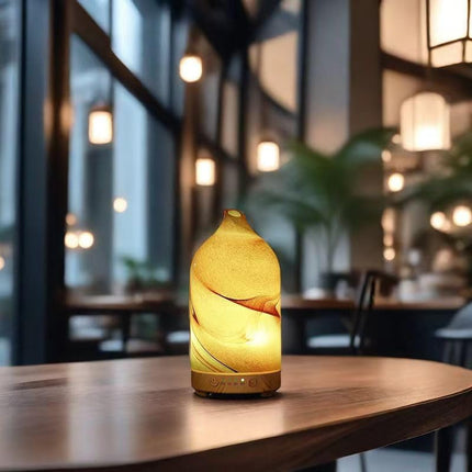 INRORANS Essential Oil Diffuser Glass Aromatherapy Diffuser - 160Ml Ultrasonic C