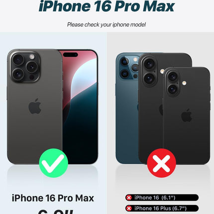 OCASE for Iphone 16 Pro Max Case, Detachable 2 in 1 PU Leather Wallet Case With