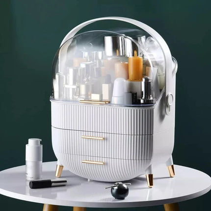 Cosmetic Storage Organiser Makeup Three Layer Skincare Display Case Box