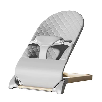 Foldable Baby Bouncer, Portable Newborn Rocker, Ergonomic Bouncer Seat for Natural Bounce, Soft Cotton