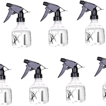 7Pcs Sturdy Plastic Continuous Spray Bottle Reusable Hairdressing Haircut Sprayer