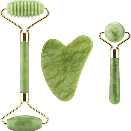 Lamkrtlp Jade Roller & Gua Sha, Face Roller, Facial Beauty Roller Skin Care Tool