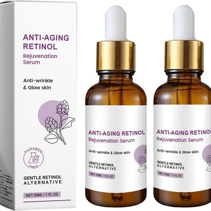 Bakuchiol Retinol Rejuvenation Serum, Bakuchiol Retinol Serum, Care Moisturizing Navel Smearing Essence, Retinol Rejuvenation Serum for Fade Wrinkles, Hydrate & Moisturize All Skin Types