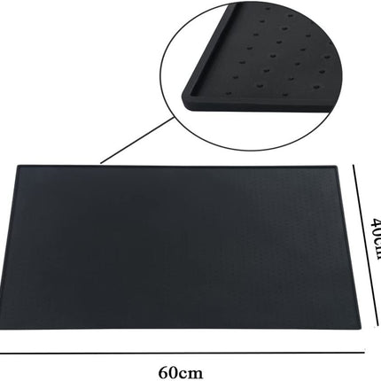 Large Pet Puppy Silicone Waterproof Feeding Food Mat Dog Non Slip Bowl Placemat