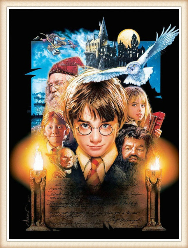 UK Harry Potter Full Drill 5D Diamond Painting Photo DIY Embroidery Cross Stitch