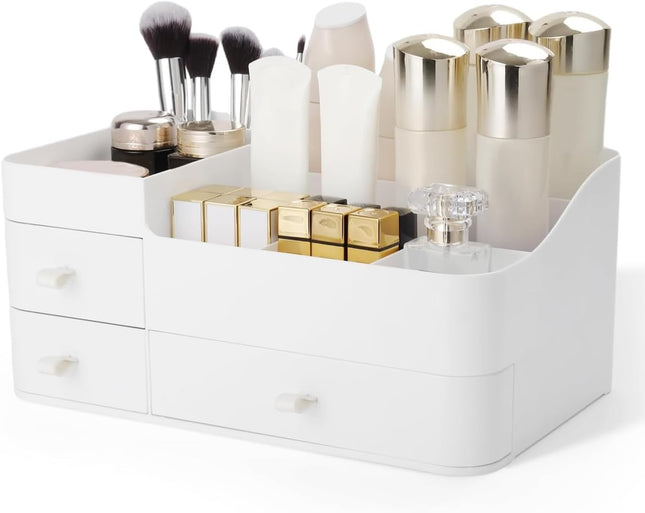 Btremary Makeup Organiser Storage, Cosmetic Organisers with Drawers, Dressing Ta
