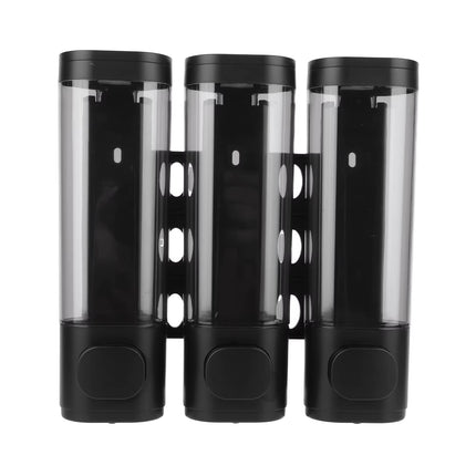 3-In-1 Shampoo and Conditioner Dispenser Wall-Mount Shower Soap Dispenser Shampoo Shower Gel Separator for Bathroom Liquid Soap