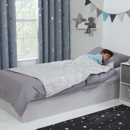 Dreamscene Star Teddy Fleece Weighted Blanket Kids Sleep Therapy Anxiety Throw