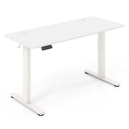 140 X 60 CM Height Adjustable Standing Desk with 3 Memory Heights