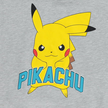Boys Pickachu Hooded Muscle T- Shirt and Shorts Clothing Set- Little and Big Boys Sizes 4-20