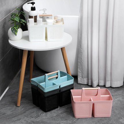 Rejomiik Portable Shower Caddy Basket Plastic Cleaning Caddy Organizer Storage T