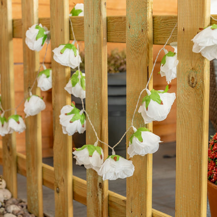 20 X Solar String Fairy Lights Garden Outdoor Patio String Lighting Warm White