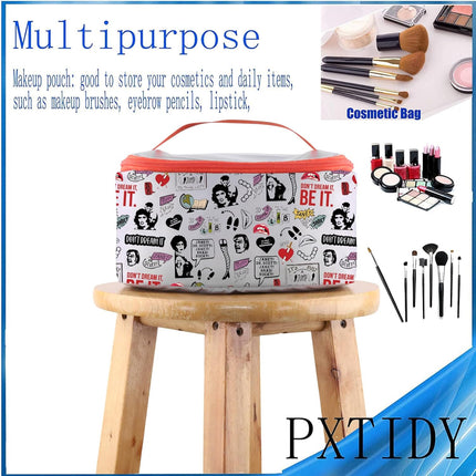 Rocky Horror Characters Cosmetic Case Picture Show Gift Movie Series Fans Gift Rocky TV Show Makeup Bag for Women