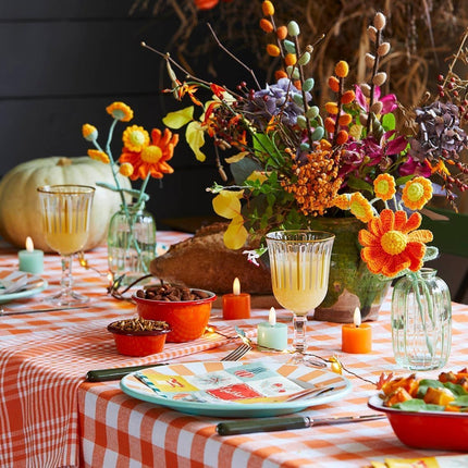 Talking Tables Fall Indoor LED String Warm Glow Autumnal Table Decorations Fun F