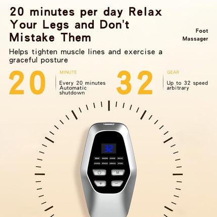 EMS Foot Massager Mat Electric Pad Blood Muscle Circulation Relief Pain LED USB