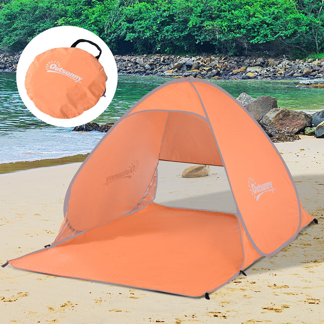 Beach Tent Instant Camping Portable Pop up Automatic Carry Case Blue Hiking
