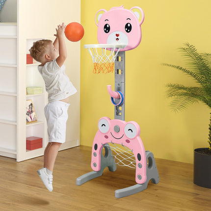 3 in 1 Kids Basketball Hoop and Stand Set for Kids