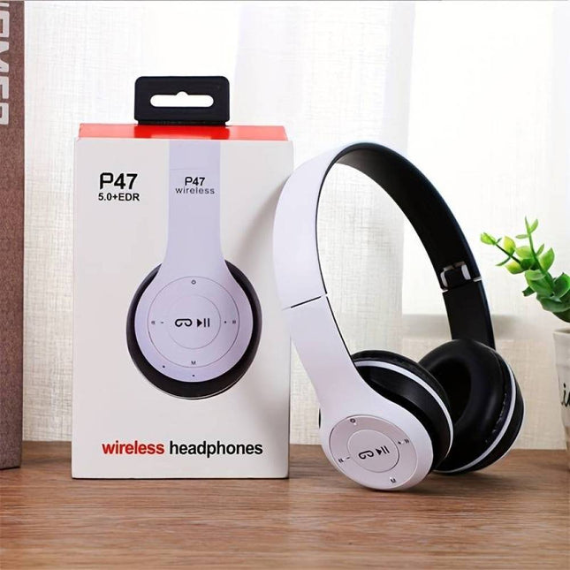 Wireless Bluetooth Headphones with Noise Cancelling Over-Ear Earphones 5.1 NEW`