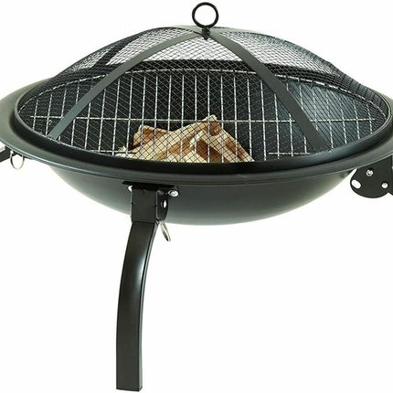 OUTDOOR FIRE PIT GARDEN FIRE PIT CAMPING PATIO HEATER LARGE LOG BURNER BBQ