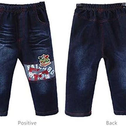 Spring Autumn Boys 3Pcs Clothing Set Cotton Shirt Jeans Denim