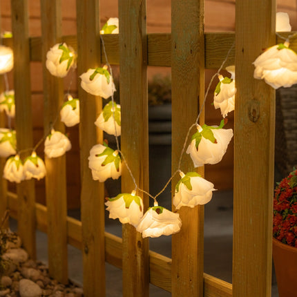 20 X Solar String Fairy Lights Garden Outdoor Patio String Lighting Warm White