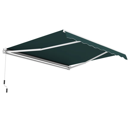 3.6 X 3 M Patio Retractable Awning with Manual Crank Handle
