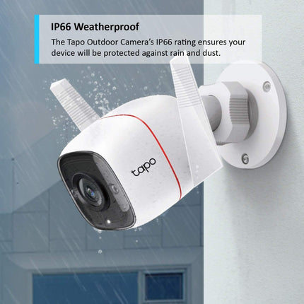 Tapo C310 2K 3MP Wireless & Wired Security Camera Outdoor, Motion Detection, IP6