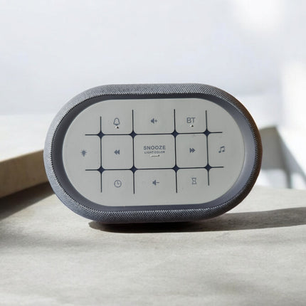 Music Clock Bar Bedside Alarm Clock 7 Night Light Bluetooth Speaker White Noise
