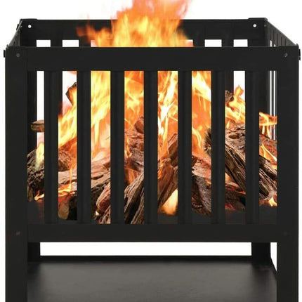 OUTDOOR FIRE PIT GARDEN FIRE PIT CAMPING PATIO HEATER LARGE LOG BURNER BBQ