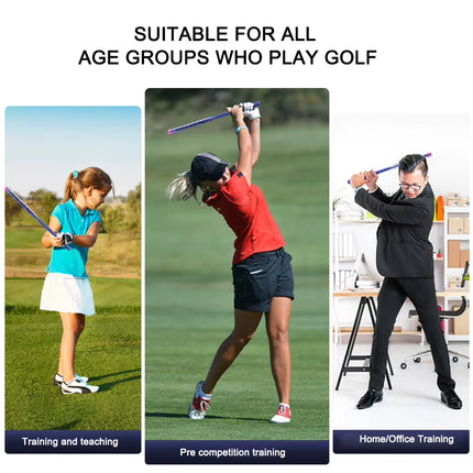Golf Swing Trainer Lightweight Golf Posture Corrector with Non-Slip Rubber Grip to Improve Hinge/Forearm Rotation/Shoulder Turn