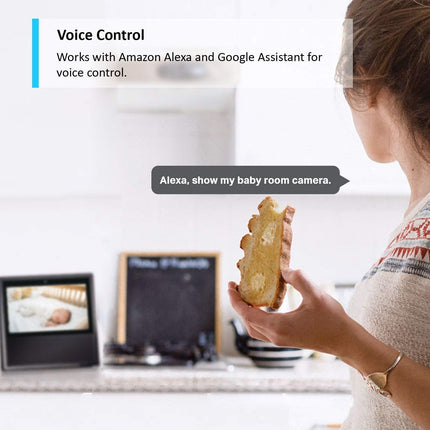 Tapo C100 1080P Indoor Camera, Wi-Fi Baby Monitor, Motion Detection, 2-Way Talk,