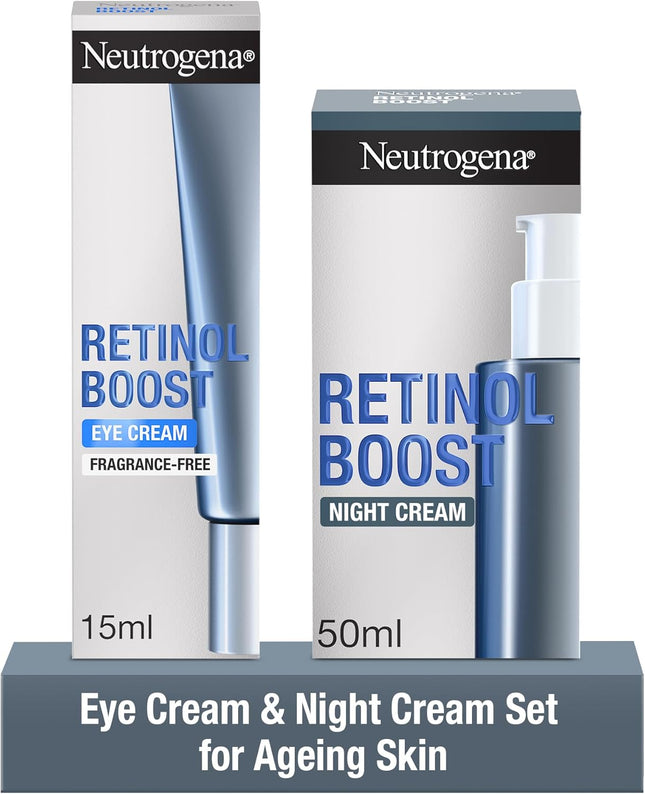 Smooth and Glow Duo Bundle, with Retionol Boost Night Cream (1X 50Ml) and Retinol Boost Eye Cream (1X 15Ml)