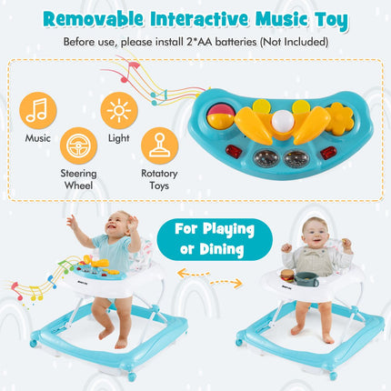 Toddler Activity Center Push Walker with 3 Adjustable Heights