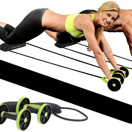 Ab Wheel Abdominal Exercise All in One Slimming Trainer at Home Gym