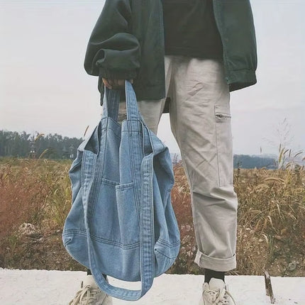Denim Shoulder Hand Bag for Woman Shoulder Bag Crossbody Casual Jeans Bags Women Handbags Denim Bag