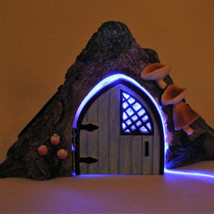 Garden Ornament Solar Fairy House Decoration Solar Powered Colour Changing LED