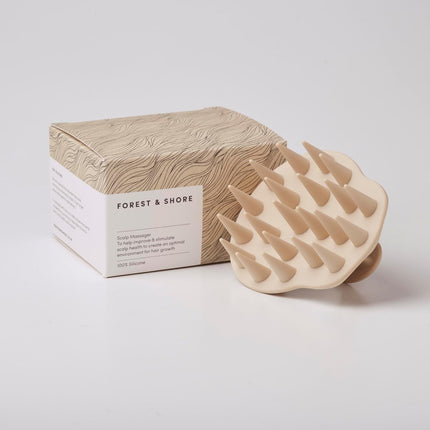 Scalp Massager Hair Growth Silicone Scalp Scrubber by  Hair Care Head Massager Silicone Brush & Hair Oil Applicator for Hair Products