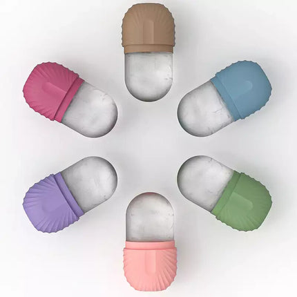 Ice Cube Silicone Massager-Face Ice Roller Mold-Reusable Facial Care Beauty Tool