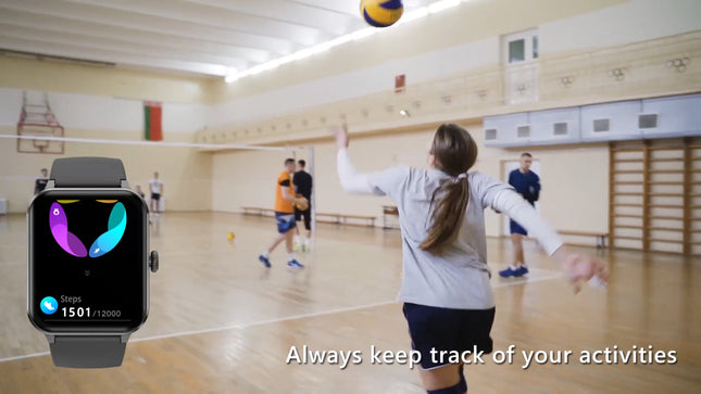 Smart Watch Fitness Tracker Blood Pressure Heart Rate Men Women Sport Watches