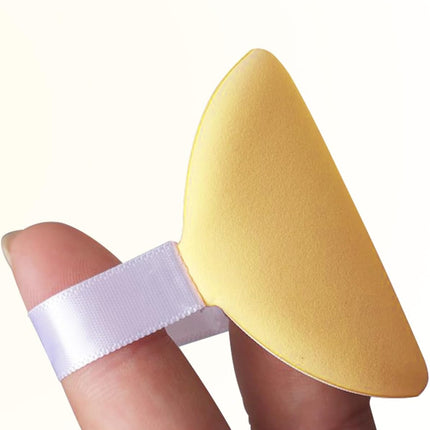 Powder Puff Round, 9 Pieces Makeup Puffs Powder Pads Air Cushion Sponge Foundation with Strap, Washable Powder Puffs with Large Face for Loose Powder, Cosmetic Soft Sponge Powder Puffs