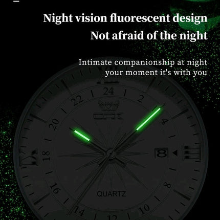 Mens Business Leather Watch Quartz Waterproof Luminous Quality Wristwatch Boxed