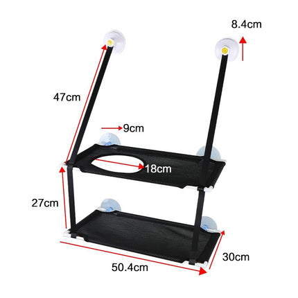 Pet Cat Window Hammock Window Mounted Hanging Bed Cute Suction Pet Perch Seat UK