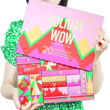 Makeup Advent Calendar for Teens Girls, Birthday Gift Box for Women Full Kit,Surprise Makeup Gift Kit, Include Lip Gloss, Blush, Concealer, Mascara, Eyebrow Pencil Makeup Gift Set for Women