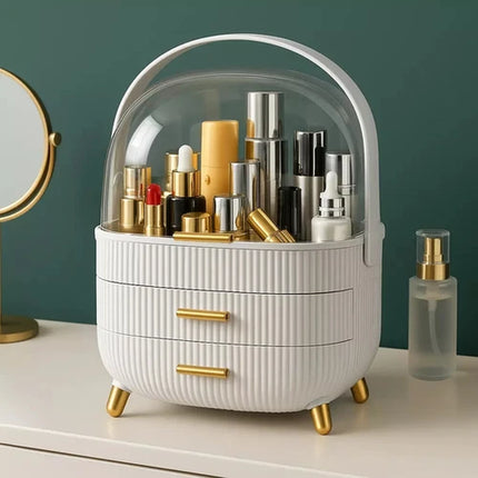 Cosmetic Storage Organiser Makeup Three Layer Skincare Display Case Box