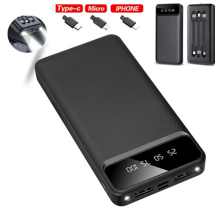 Power Bank 20000Mah USB-C Fast Charger Battery Pack Portable for Mobile Phone