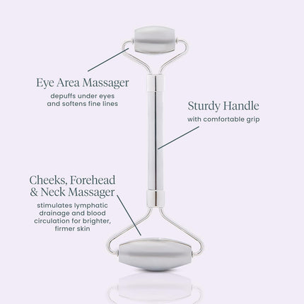 Liquid Gym Facial Roller, Stainless Steel Face Roller Massager for Puffy Eyes and Dark Circles, Face Sculpting Tool