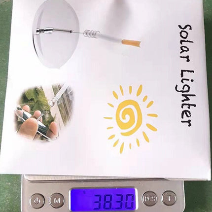 Portable Solar Spark Lighter Outdoor Solar Flame Starter Camping Solar Cigarette Lighter for Hiking Backpacking Best Service
