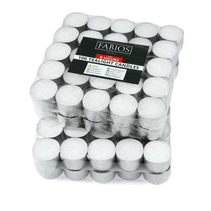 Tea Lights 8 Hour Long Burn Night Light Candles Unscented Tealights 50 /100 /600
